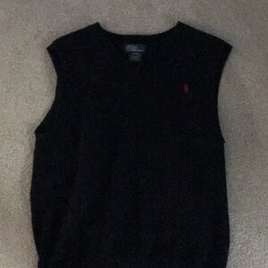 navy polo vest for boys